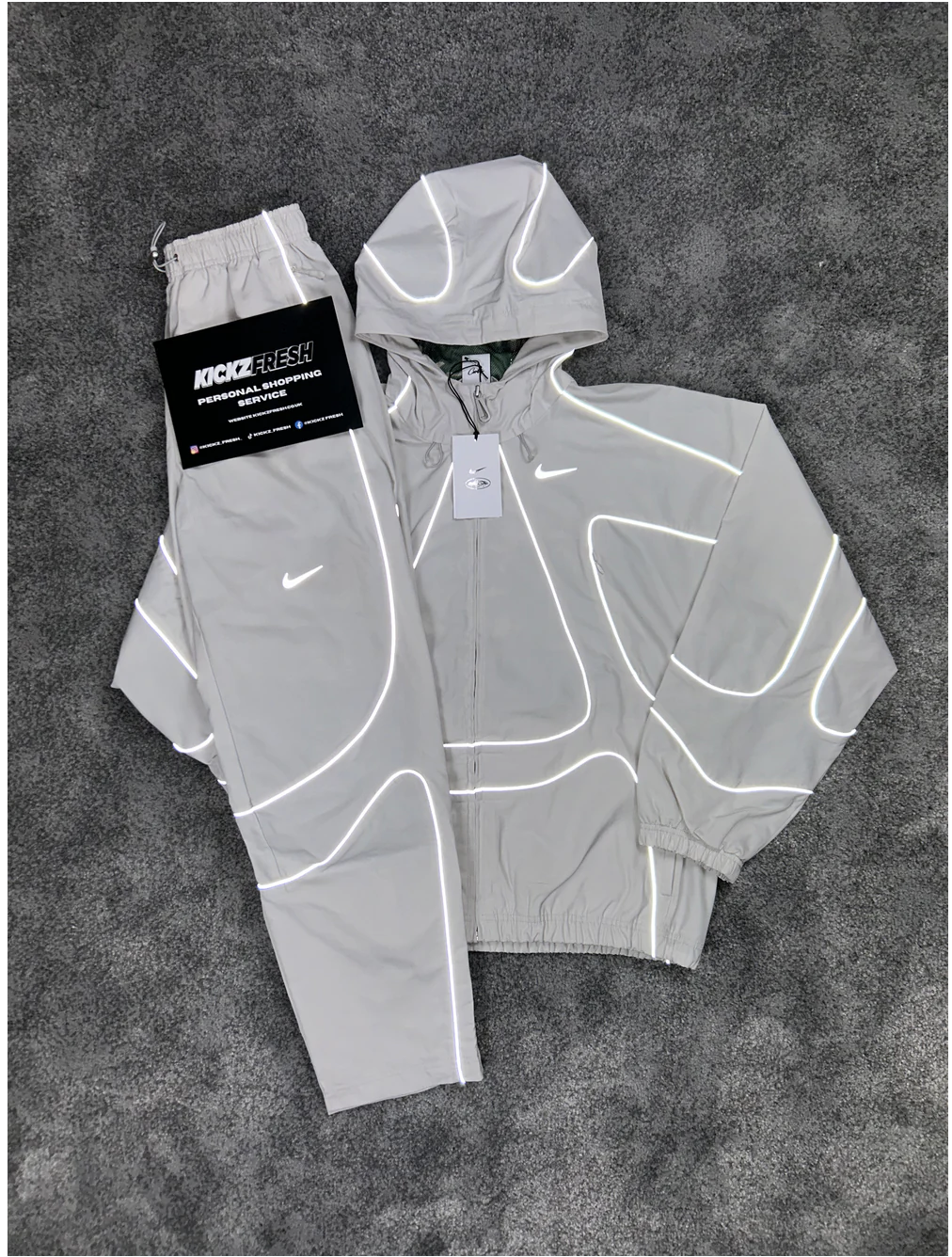 Corteiz RTW x Nike NRG Off White Tracksuit